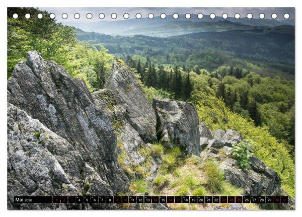 Produktbild: Die Rh&ouml;n (Tischkalender 2026 DIN A5 quer), CALVENDO Monatskalender