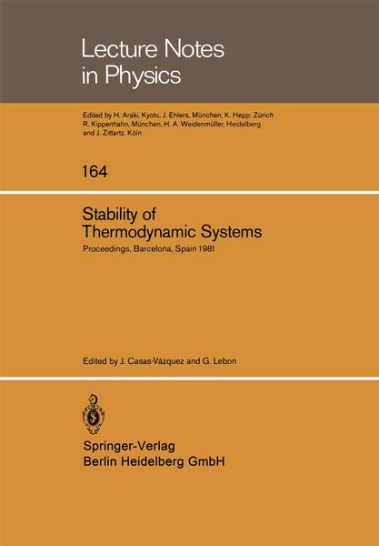 Produktbild: Stability of Thermodynamic Systems