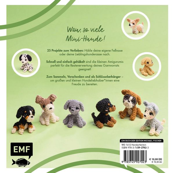 Produktbild: Mini-Amigurumis &ndash; S&uuml;&szlig;e Hunde