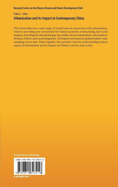Produktbild: Urbanization and Its Impact in Contemporary China