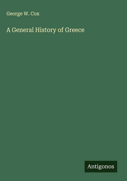 Produktbild: A General History of Greece
