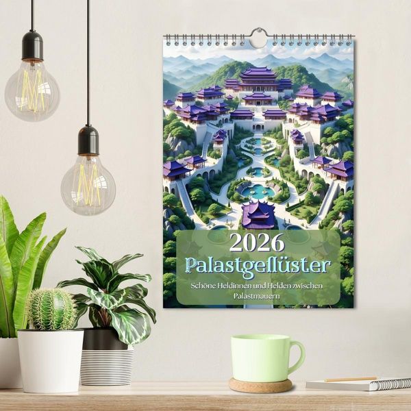 Produktbild: Palastgefl&uuml;ster (Wandkalender 2026 DIN A4 hoch), CALVENDO Monatskalender