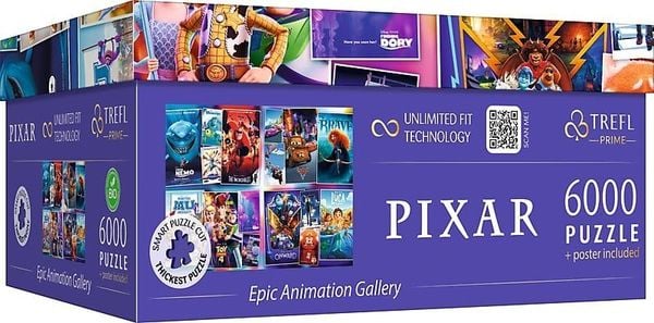 Produktbild: UFT Puzzle 6000 - Disney / Pixar Animationsgalerie