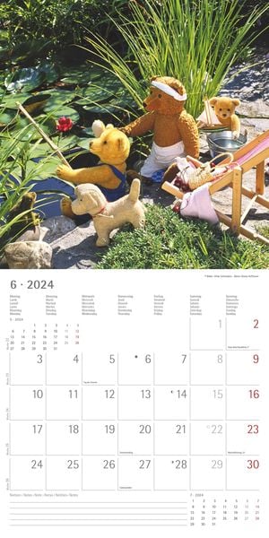  Teddy 2022 - Broschürenkalender 30x30 cm (30x60