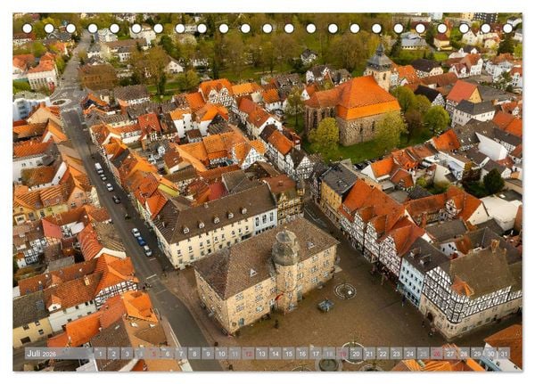 Produktbild: Ein Blick auf Witzenhausen (Tischkalender 2026 DIN A5 quer), CALVENDO Monatskalender