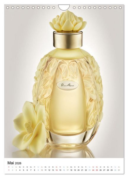 Produktbild: Parfum Eleganz im Glas (Wandkalender 2026 DIN A4 hoch), CALVENDO Monatskalender