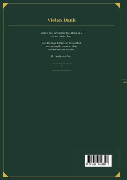 Produktbild: Hochzeits G&auml;stebuch