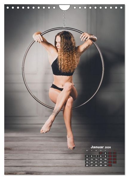 Produktbild: Aerial Hoop Magic (Wandkalender 2026 DIN A4 hoch), CALVENDO Monatskalender