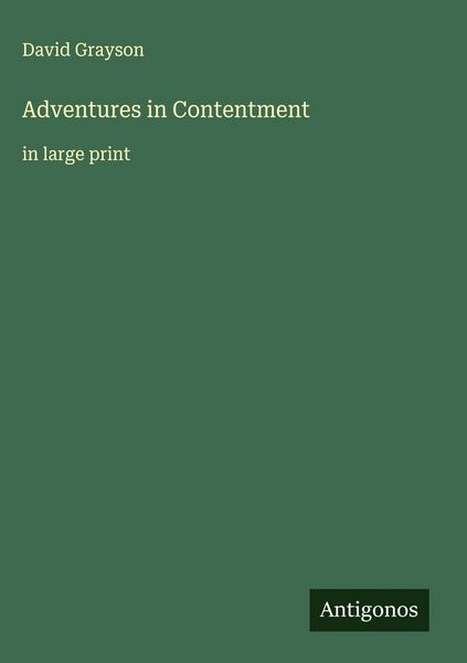 Produktbild: Adventures in Contentment