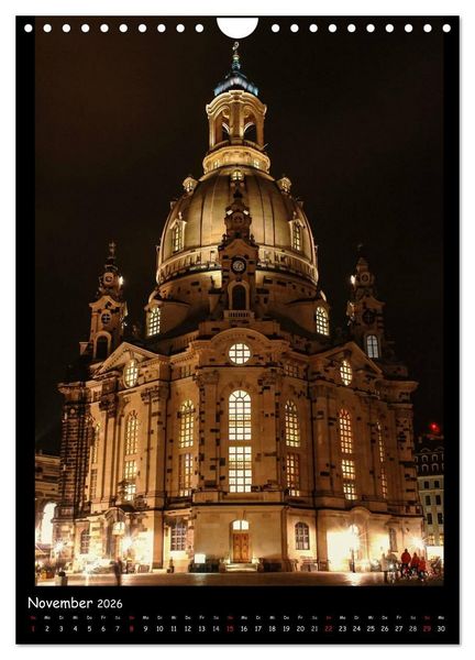 Produktbild: Frauenkirche Dresden (Wandkalender 2026 DIN A4 hoch), CALVENDO Monatskalender