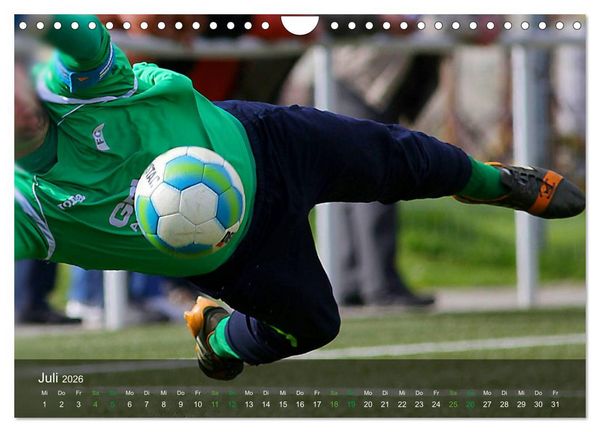 Produktbild: Leidenschaft Fu&szlig;ball (Wandkalender 2026 DIN A4 quer), CALVENDO Monatskalender