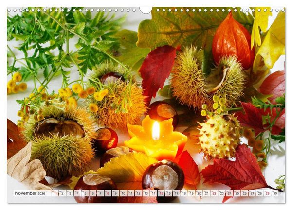 Produktbild: Kerzenlicht (Wandkalender 2026 DIN A3 quer), CALVENDO Monatskalender