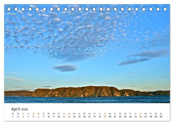 Produktbild: Nordnorwegen im Licht (Tischkalender 2026 DIN A5 quer), CALVENDO Monatskalender