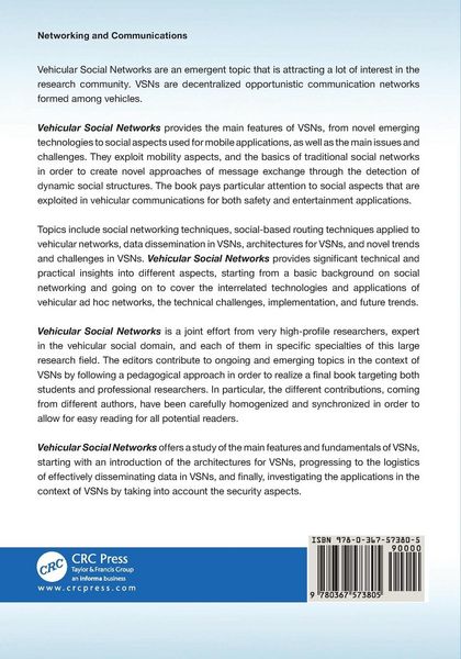 Produktbild: Vehicular Social Networks