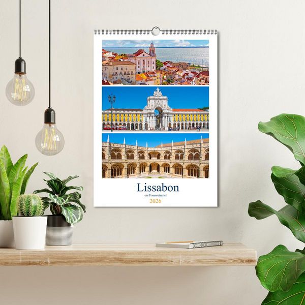 Produktbild: Lissabon - ein Traumreiseziel (Wandkalender 2026 DIN A3 hoch), CALVENDO Monatskalender