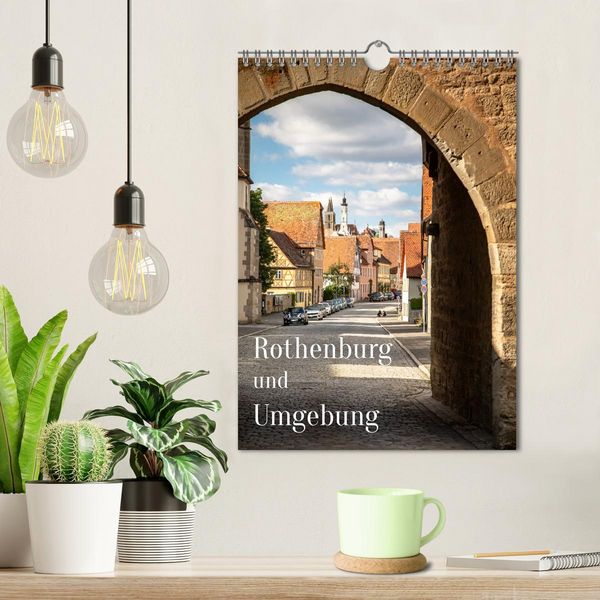 Produktbild: Rothenburg und Umgebung (Wandkalender 2026 DIN A4 hoch), CALVENDO Monatskalender