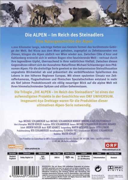 Die Alpen - Im Reich des Steinadlers