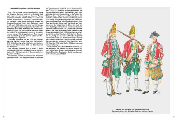 Produktbild: Die Kurs&auml;chsische Armee 1730-1732