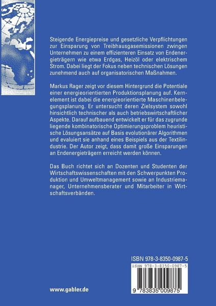 Produktbild: Energieorientierte Produktionsplanung