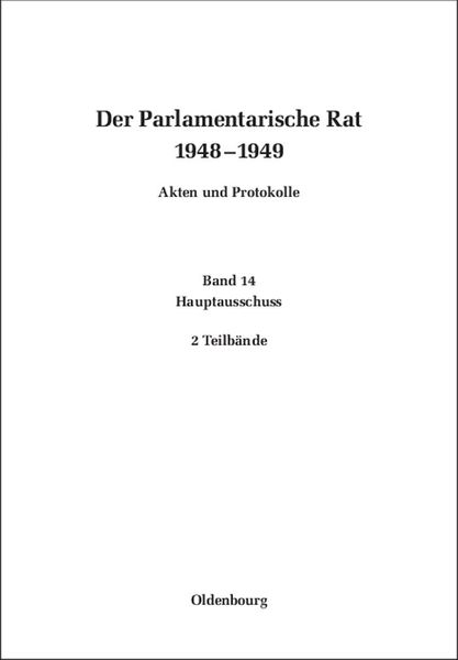 Produktbild: Hauptausschu&szlig;