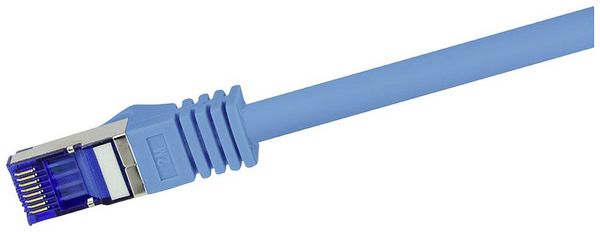Produktbild: LogiLink C6A096S RJ45 CAT 6a S/FTP 10.00 m Blau 1 St.