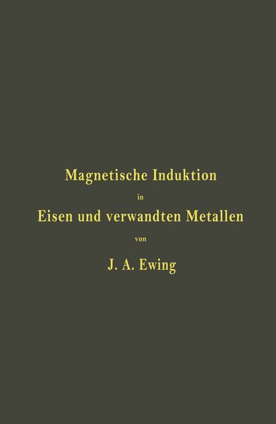 Produktbild: Magnetische Induktion in Eisen und verwandten Metallen