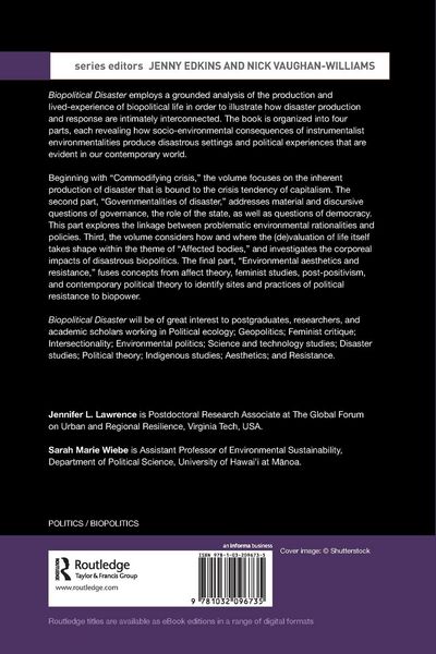 Produktbild: Biopolitical Disaster