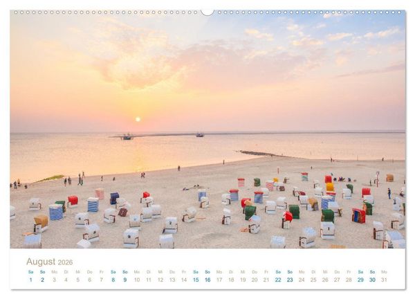 Produktbild: Meine Insel Borkum (hochwertiger Premium Wandkalender 2026 DIN A2 quer), Kunstdruck in Hochglanz