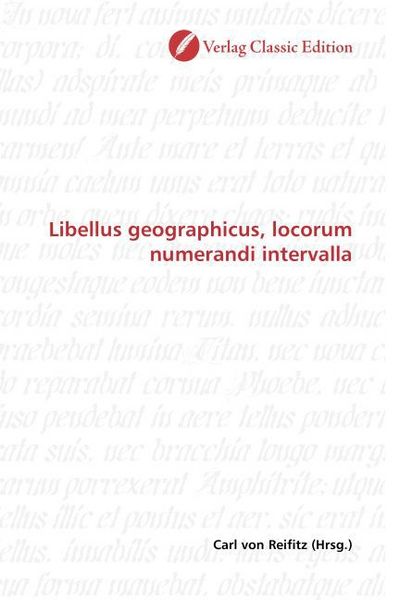 Produktbild: Libellus geographicus, locorum numerandi intervalla