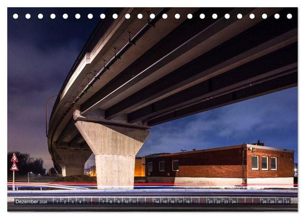 Produktbild: Funktion und &Auml;sthetik - Architektur f&uuml;r Mobilit&auml;t (Tischkalender 2026 DIN A5 quer), CALVENDO Monatskalender