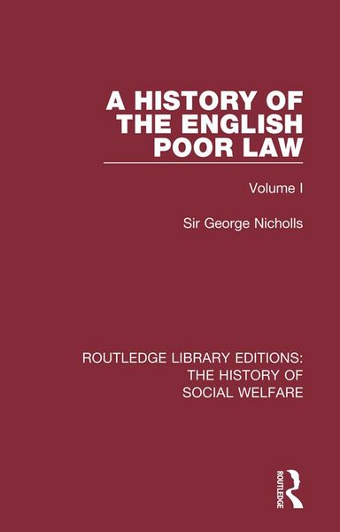 Produktbild: A History of the English Poor Law