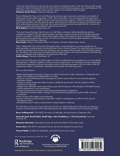 Produktbild: Town and Country Planning in the UK
