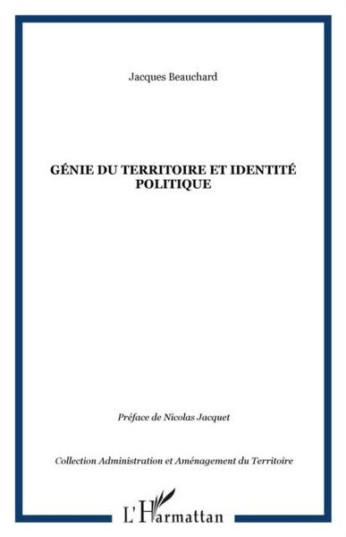 Produktbild: Genie du territoire et identite politiqu