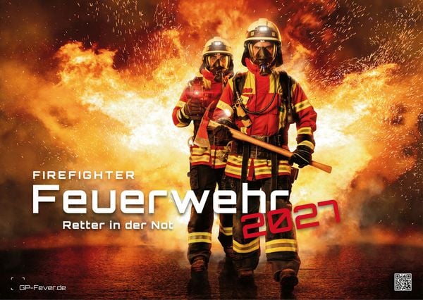 Produktbild: FIREFIGHTER - Retter in der Not - Feuerwehr - 2027 - Kalender DIN A3