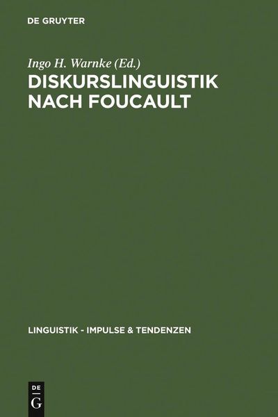 Produktbild: Diskurslinguistik nach Foucault