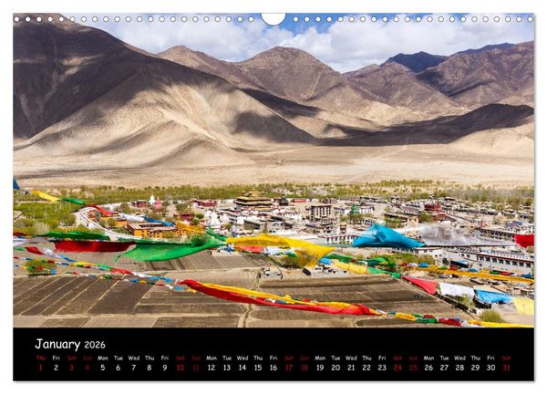 Produktbild: Tibet Land of Legends (Wall Calendar 2026 DIN A3 landscape), CALVENDO 12 Month Wall Calendar