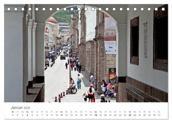 Produktbild: Ecuador - Regenwald und Vulkane (Tischkalender 2026 DIN A5 quer), CALVENDO Monatskalender