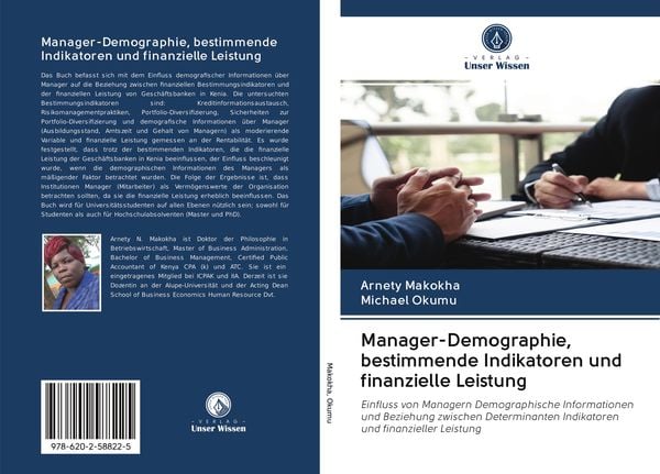 Produktbild: Manager-Demographie, bestimmende Indikatoren und finanzielle Leistung