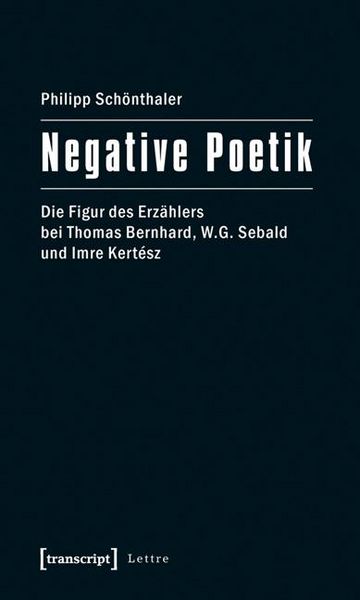 Produktbild: Negative Poetik
