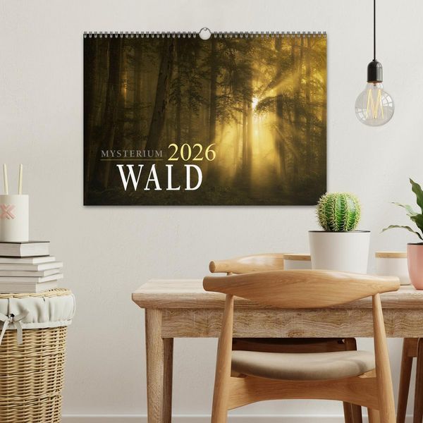 Produktbild: Mysterium Wald (Wandkalender 2026 DIN A3 quer), CALVENDO Monatskalender