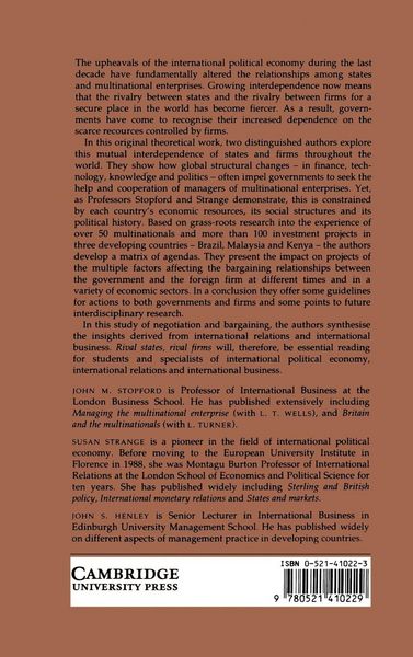 Produktbild: Rival States, Rival Firms