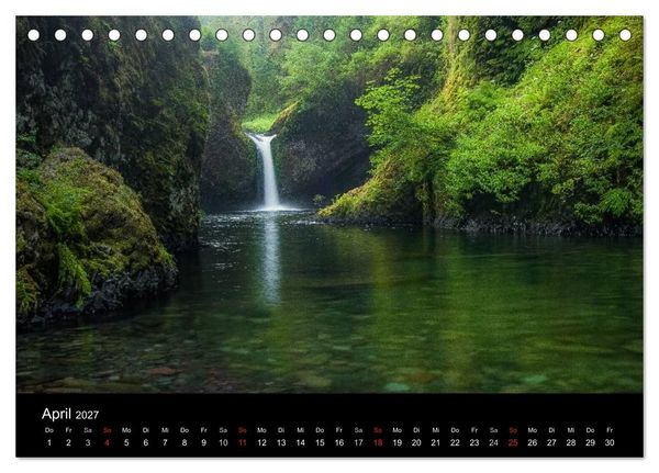 Produktbild: Das "gr&uuml;ne" Nordamerika - Kanada und USA (Tischkalender 2027 DIN A5 quer), CALVENDO Monatskalender