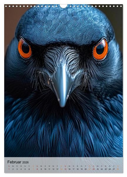 Produktbild: V&ouml;gel Portr&auml;ts (Wandkalender 2026 DIN A3 hoch), CALVENDO Monatskalender