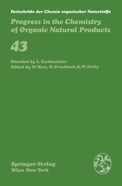 Produktbild: Fortschritte der Chemie organischer Naturstoffe / Progress in the Chemistry of Organic Natural Products