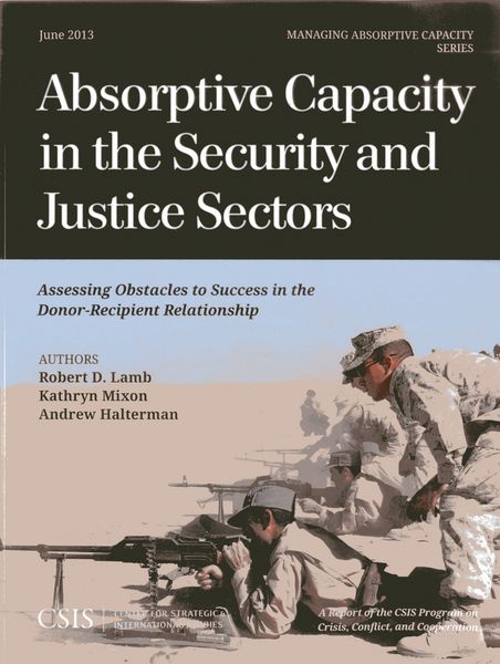 Produktbild: Absorptive Capacity in the Security and Justice Sectors