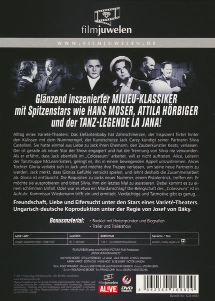 Produktbild: Menschen vom Variete - filmjuwelen