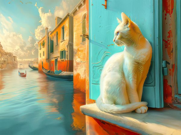 Produktbild: CALVENDO Puzzle Venedig surreal | 2000 Teile Lege-Gr&ouml;&szlig;e 90x67cm Foto-Puzzle f&uuml;r gl&uuml;ckliche Stunden