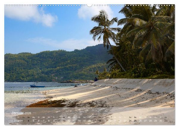 Produktbild: Seychellen - Paradis im indischen Ozean (hochwertiger Premium Wandkalender 2026 DIN A2 quer), Kunstdruck in Hochglanz