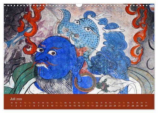 Produktbild: Buddhistische G&ouml;tter, G&ouml;tzen und D&auml;monen (Wandkalender 2026 DIN A3 quer), CALVENDO Monatskalender
