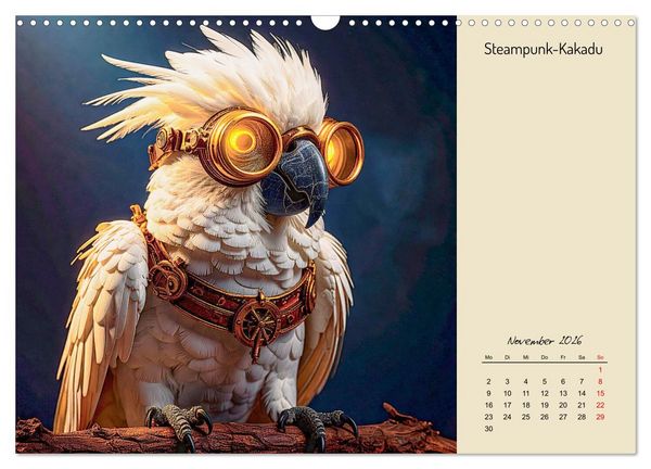 Produktbild: Vogelwelt, lustig, bunt und verspielt (Wandkalender 2026 DIN A3 quer), CALVENDO Monatskalender